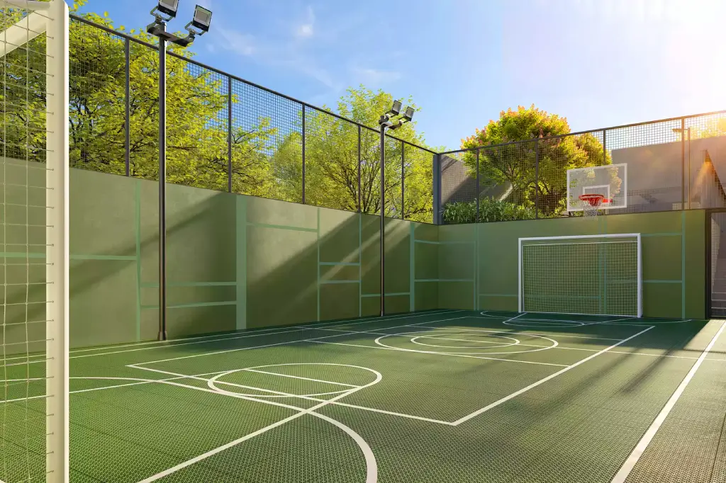 Quadra esportiva do Jazz Nova York em Porto Alegre/RS